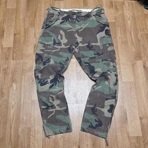 Polo Ralph Lauren Camo Cargo Pants Size 36x32 Utility Surplus RRL Military